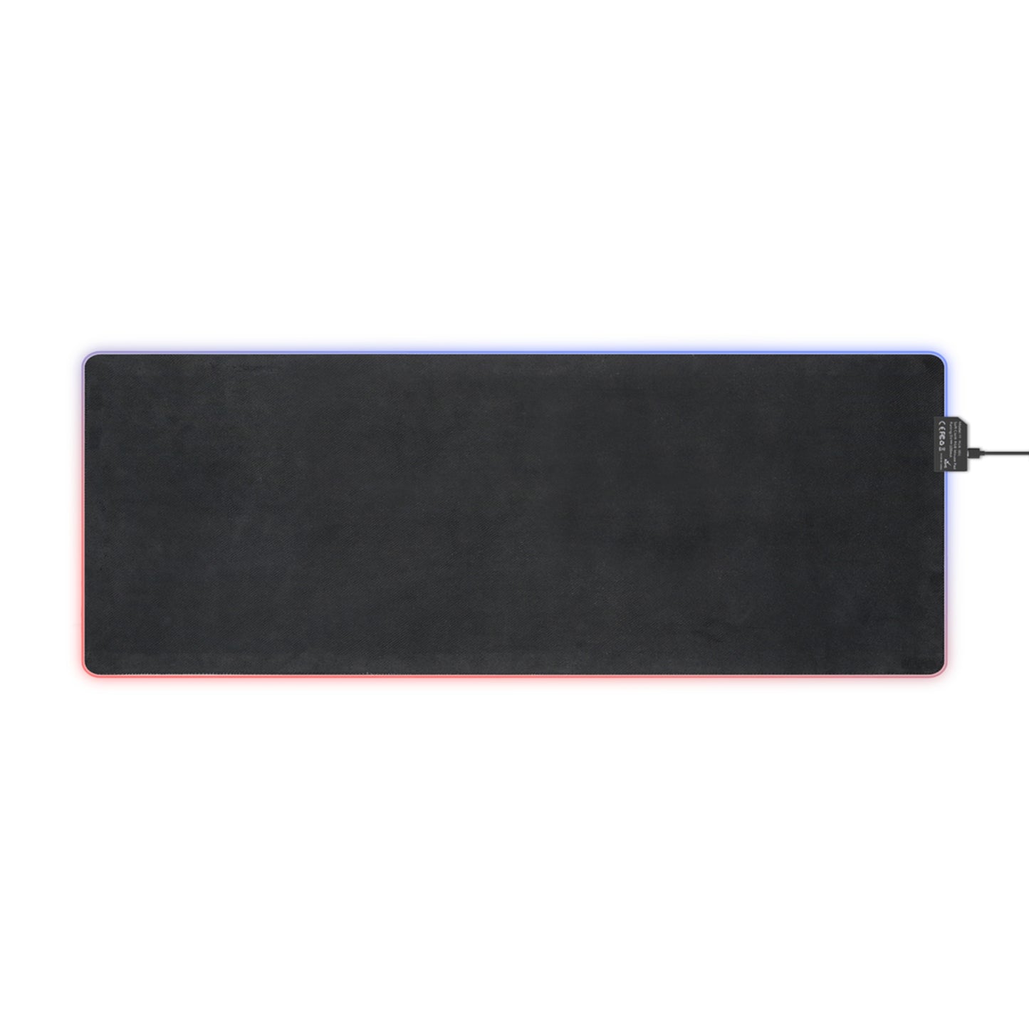 LED Gaming Mouse Pad: Baseball Dark Grey