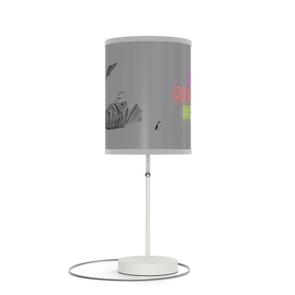 Lamp on a Stand, US|CA plug: Writing Gray 