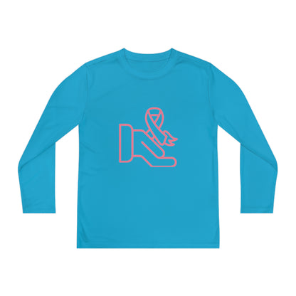 Youth Long Sleeve Competitor Tee: Fight Cancer