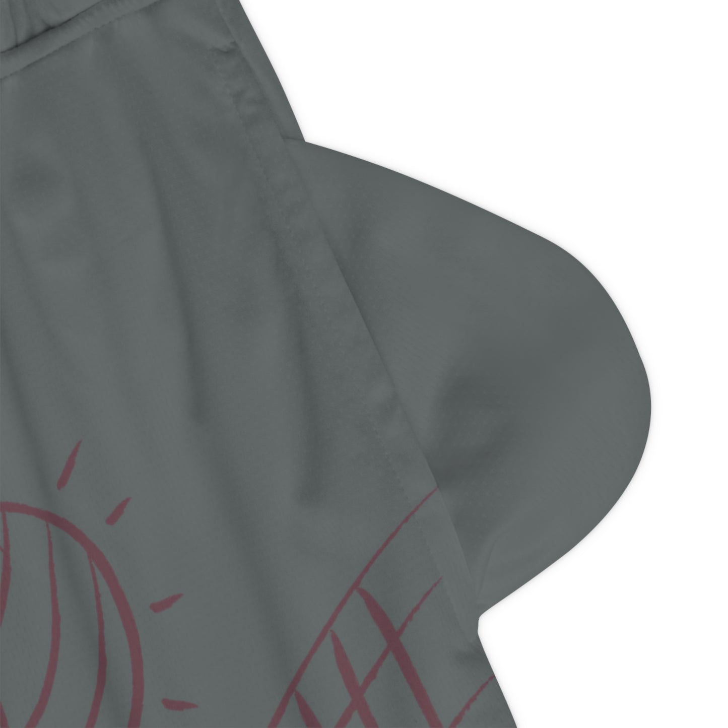 Basketball Rib Shorts: Volleyball Dark Grey