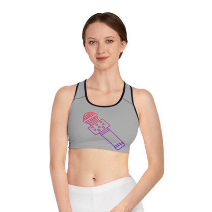 Sports Bra: Music Lite Grey