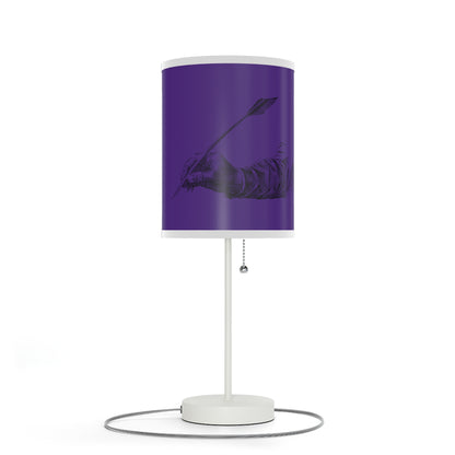 Lamp on a Stand, US|CA plug: Writing Purple