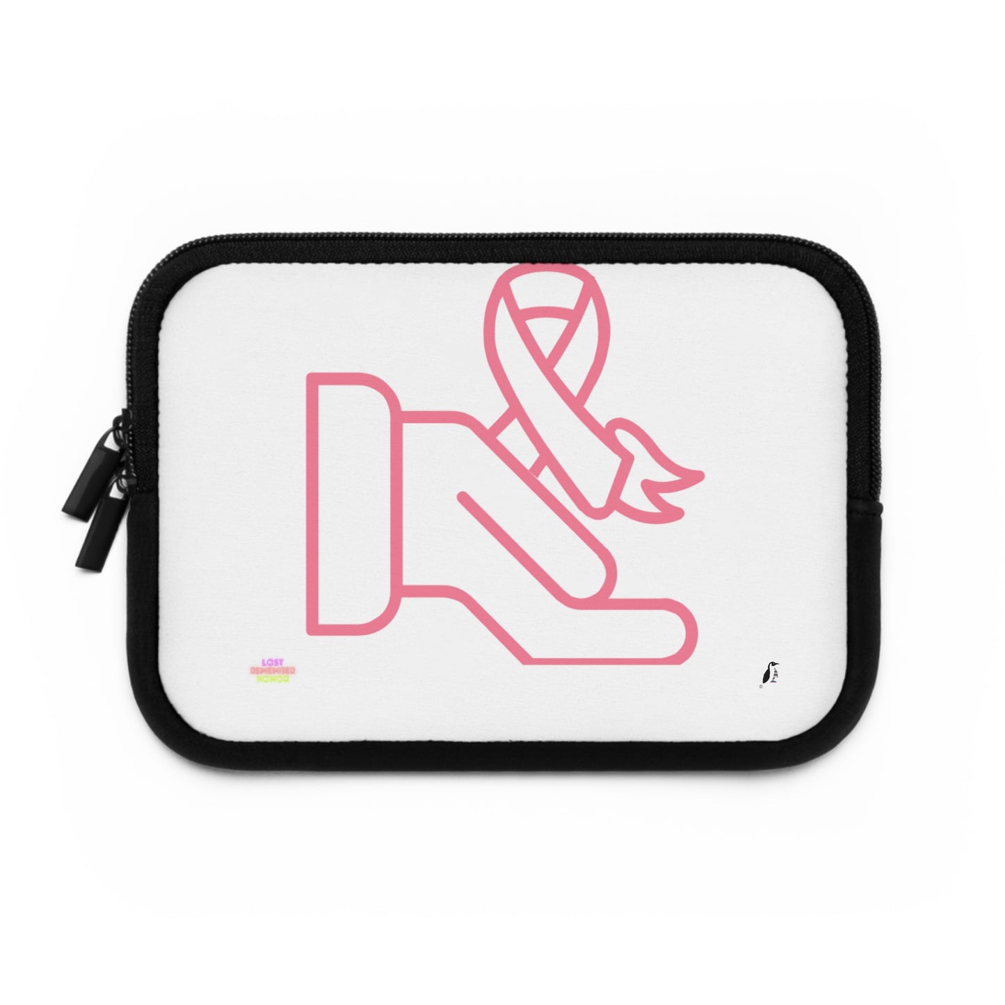 Laptop Sleeve: Fight Cancer White