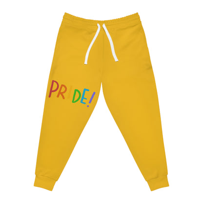 Athletic Joggers: LGBTQ Pride Yellow