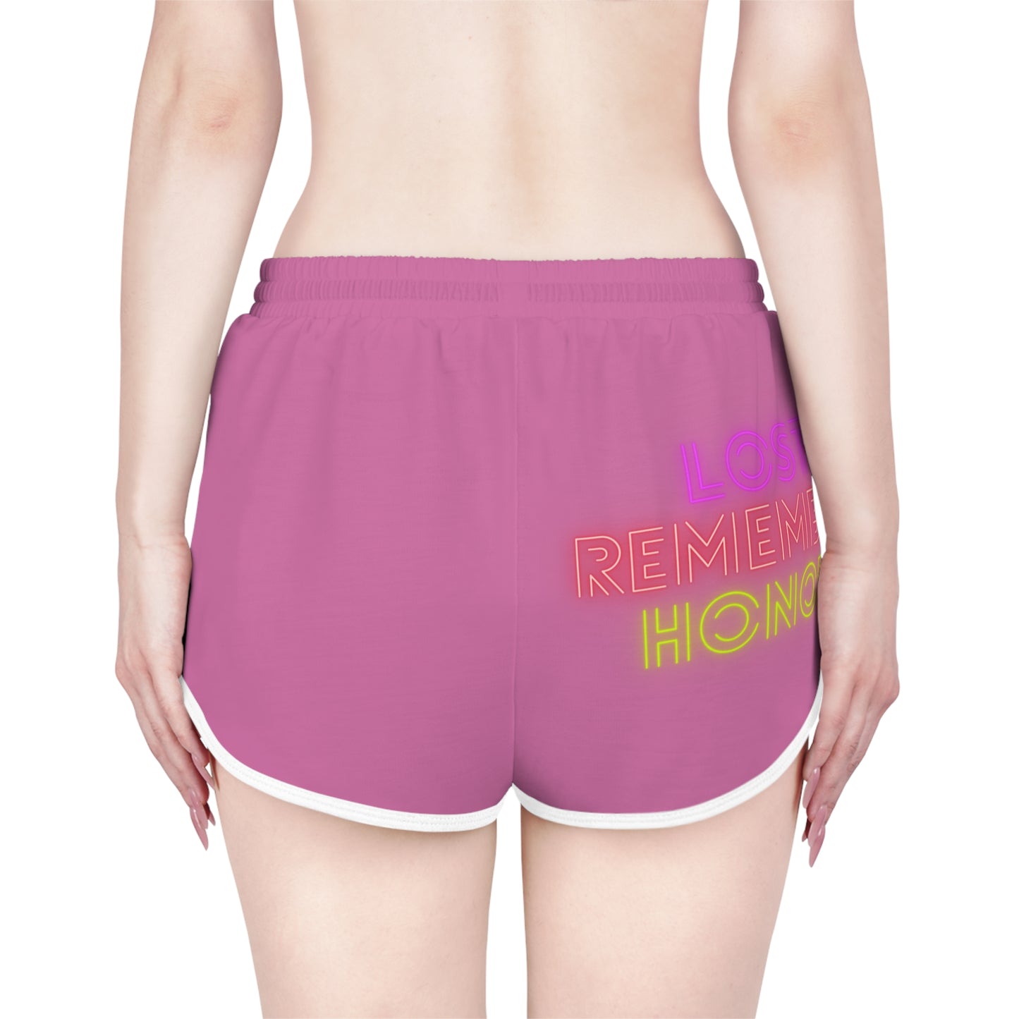 Women's Relaxed Shorts: Music Lite Pink