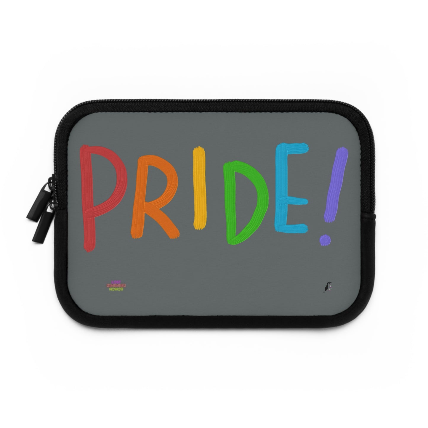 Laptop Sleeve: LGBTQ Pride Dark Grey