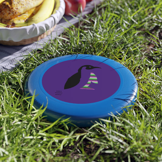 Frisbee: Crazy Penguin World Logo Purple