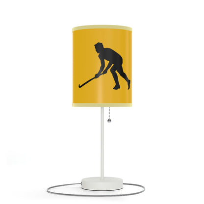 Lamp on a Stand, US|CA plug: Hockey Yellow