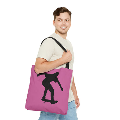 Tote Bag: Skateboarding Lite Pink