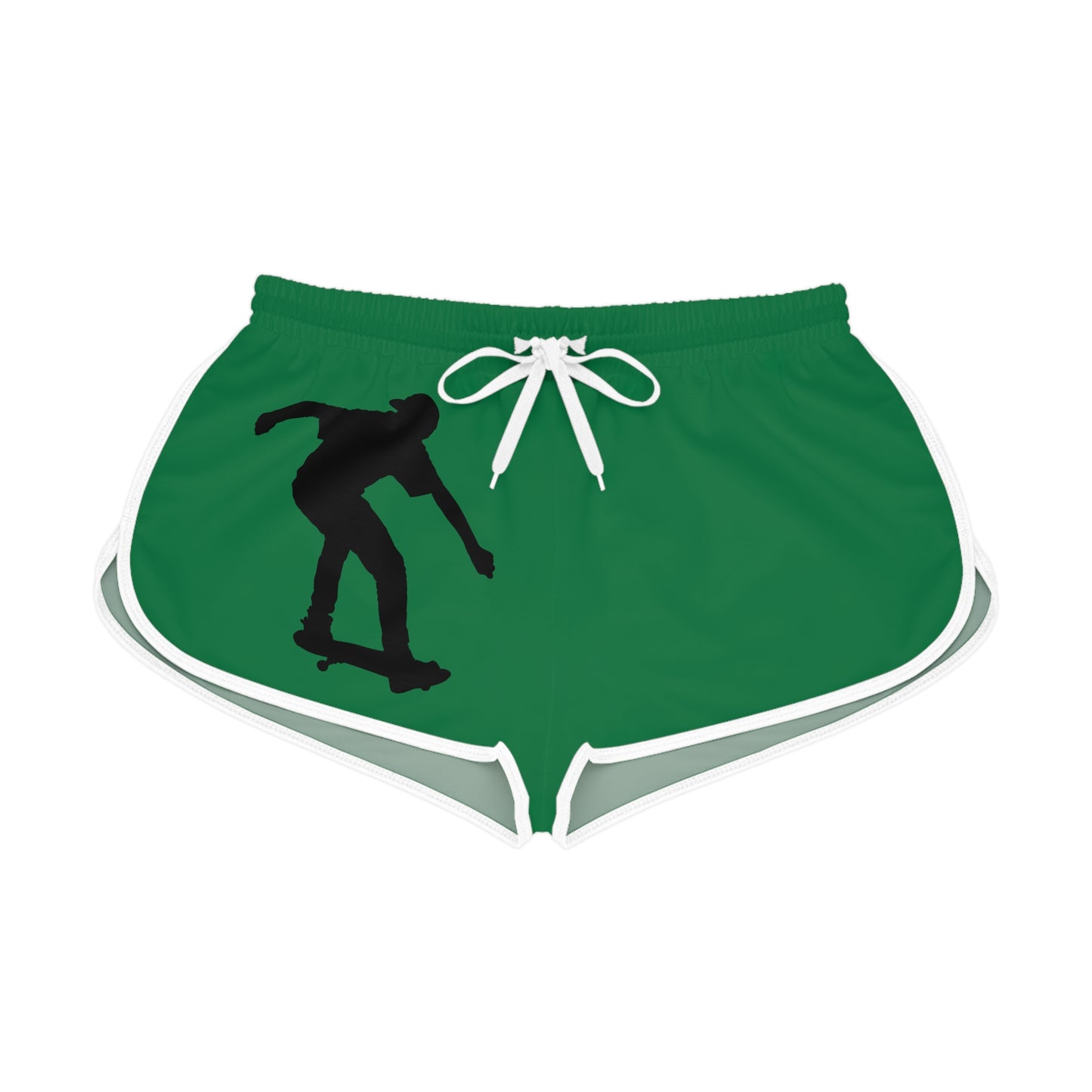 Women's Relaxed Shorts: Skateboarding Dark Green