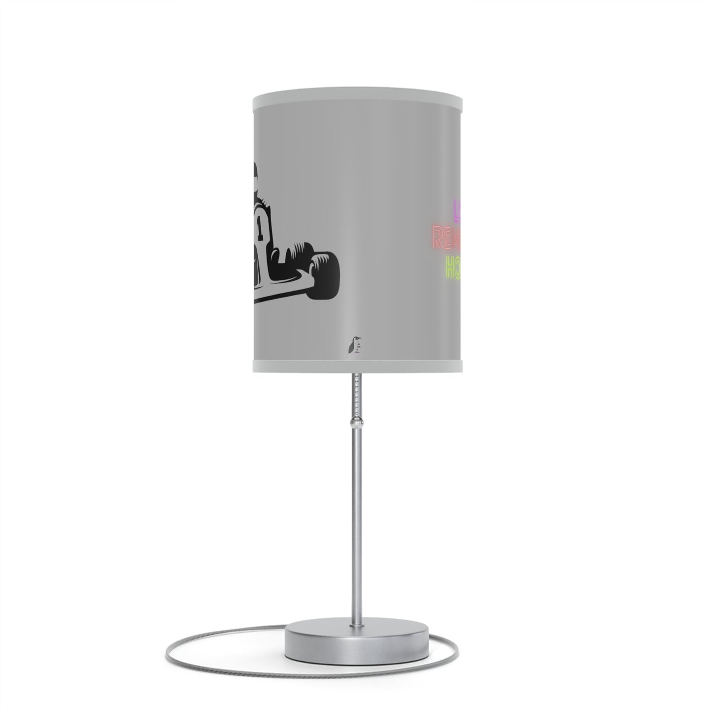 Lamp on a Stand, US|CA plug: Racing Lite Grey