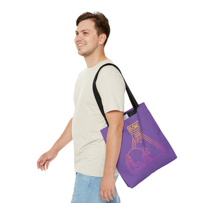 Tote Bag: Bowling Lite Purple