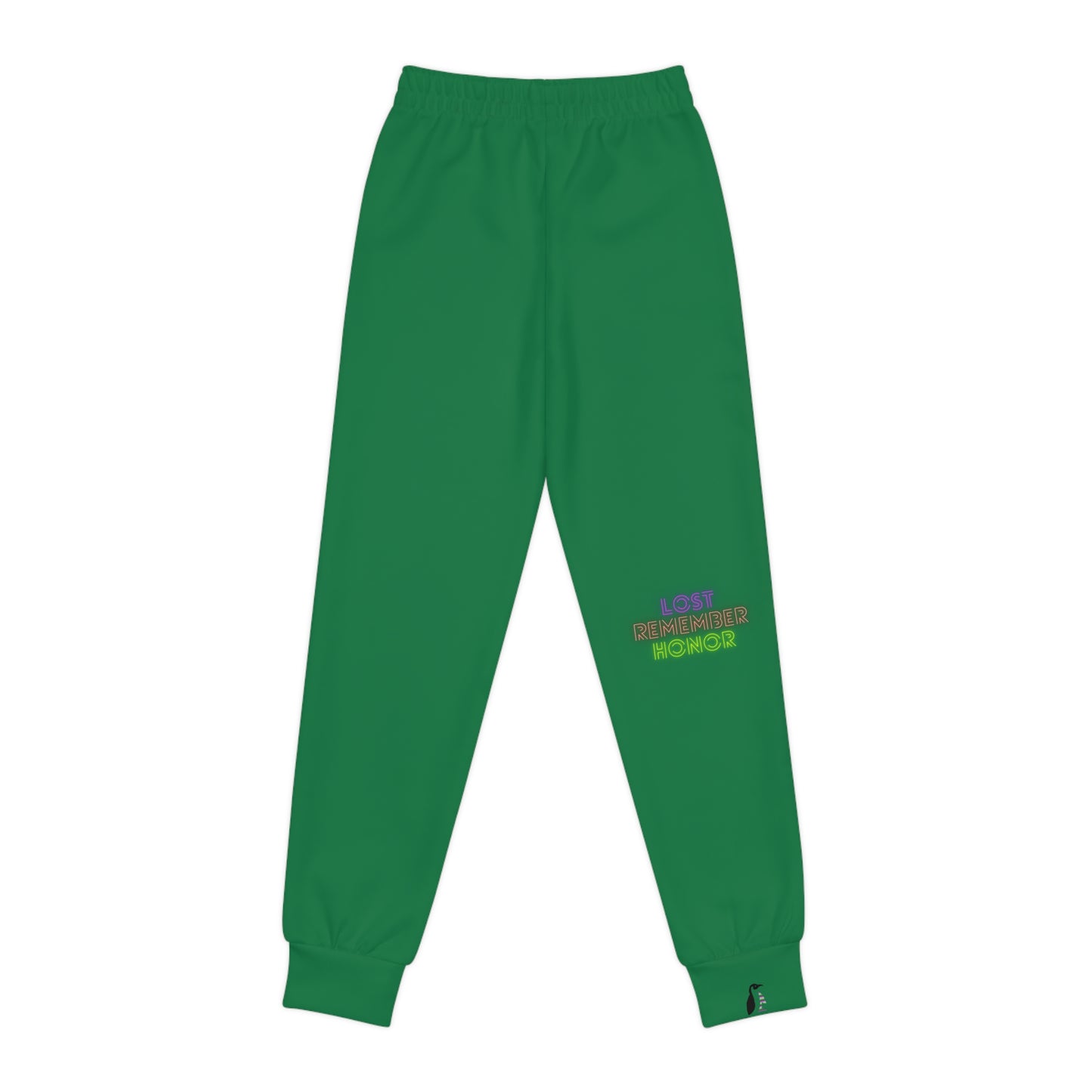 Youth Joggers: Fight Cancer Dark Green