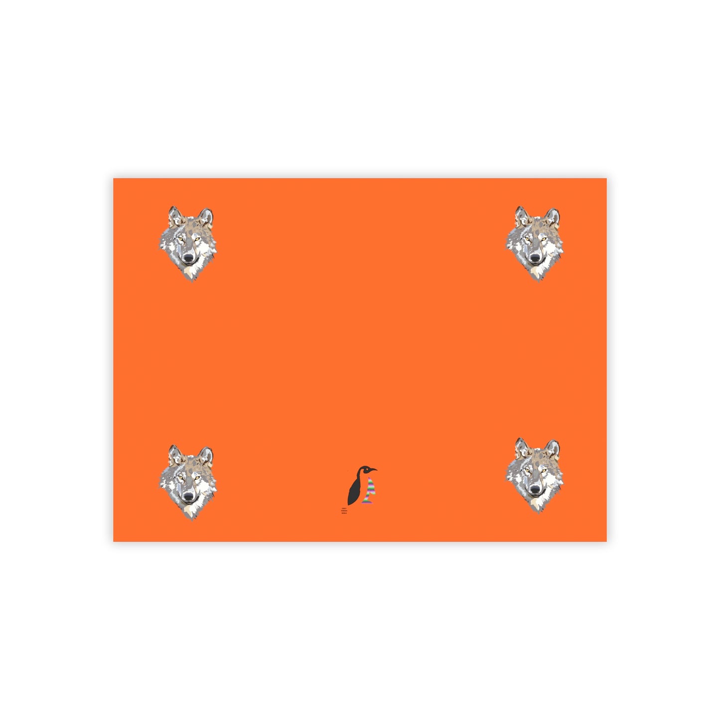 Post-it® Note Pads: Wolves Orange