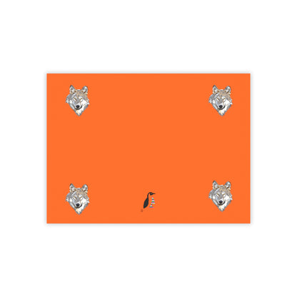 Post-it® Note Pads: Wolves Orange