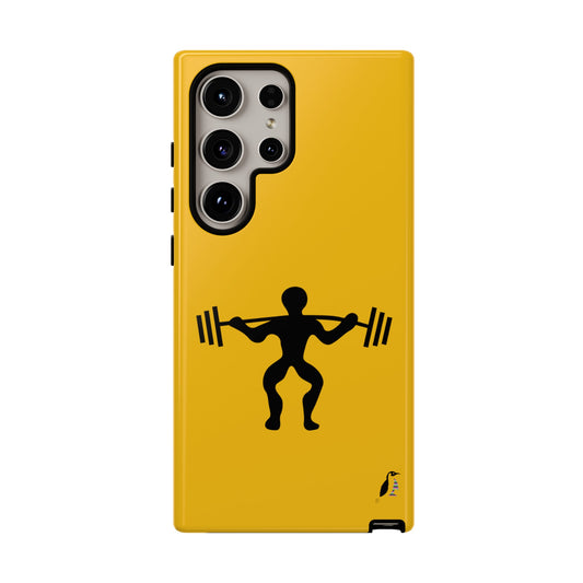 Tough Cases (for Samsung & Google): Weightlifting Yellow