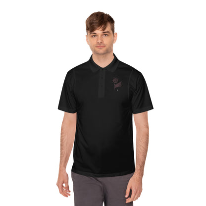 Men's Sport Polo Shirt: Volleyball #1