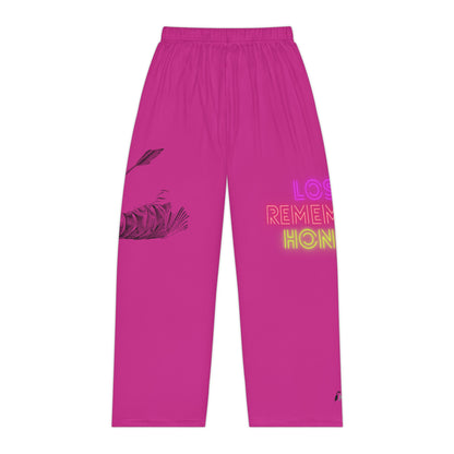 Pambabaeng Pajama Pants: Writing Pink 