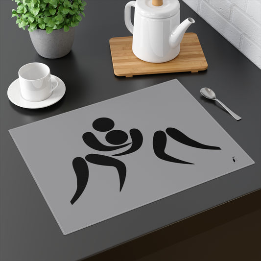 Placemat, 1pc: Wrestling Grey