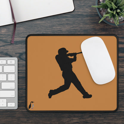 Gaming Mouse Pad: Baseball Lite Brown