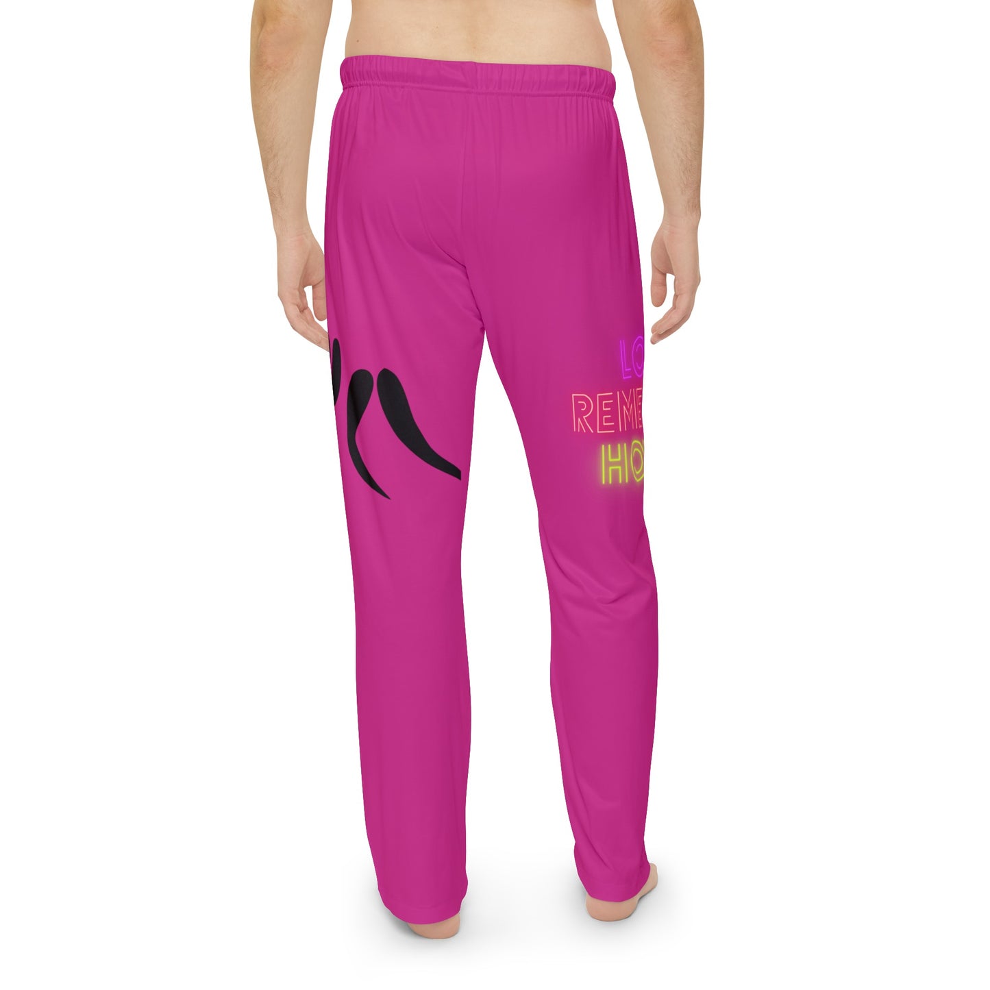 Men's Pajama Pants: Wrestling Pink