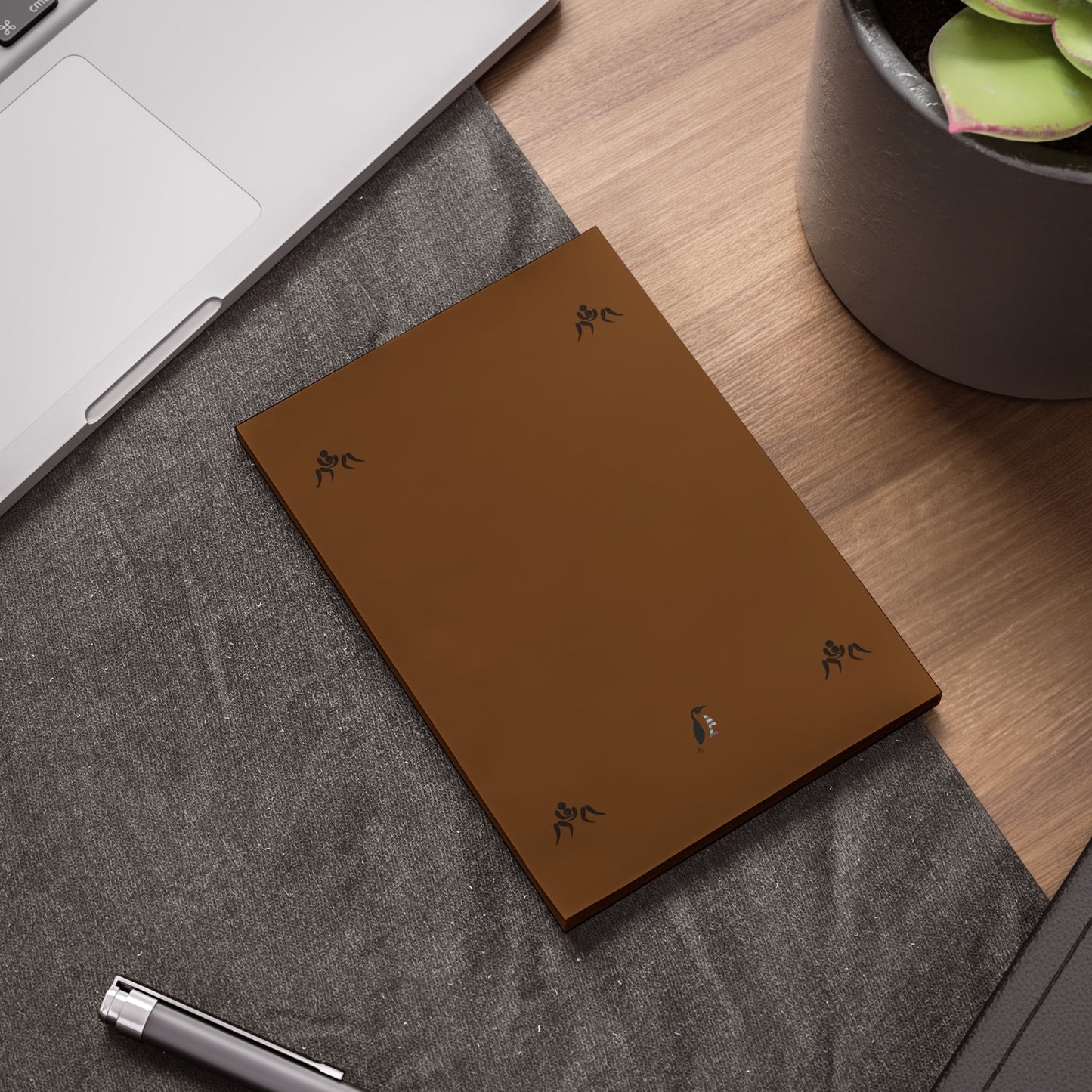 Post-it® Note Pads: Wrestling Brown