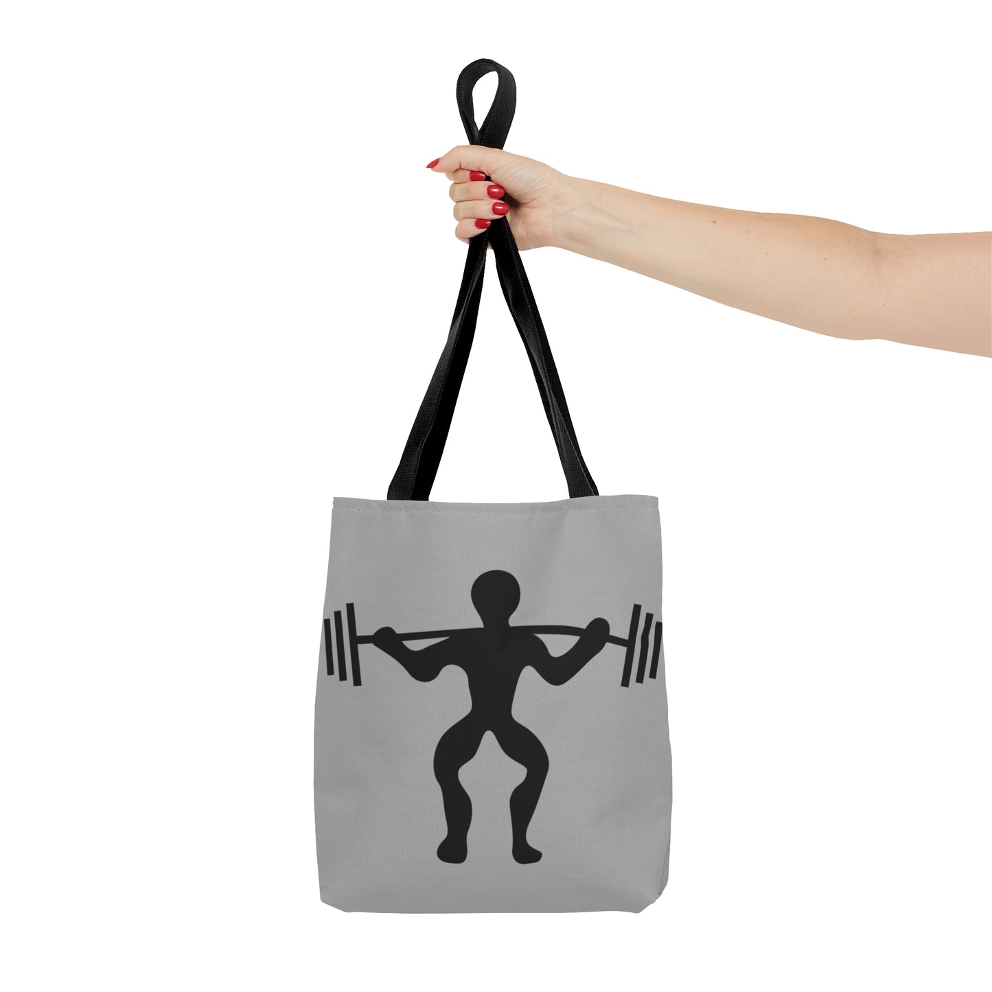 Tote Bag: Weightlifting Lite Grey