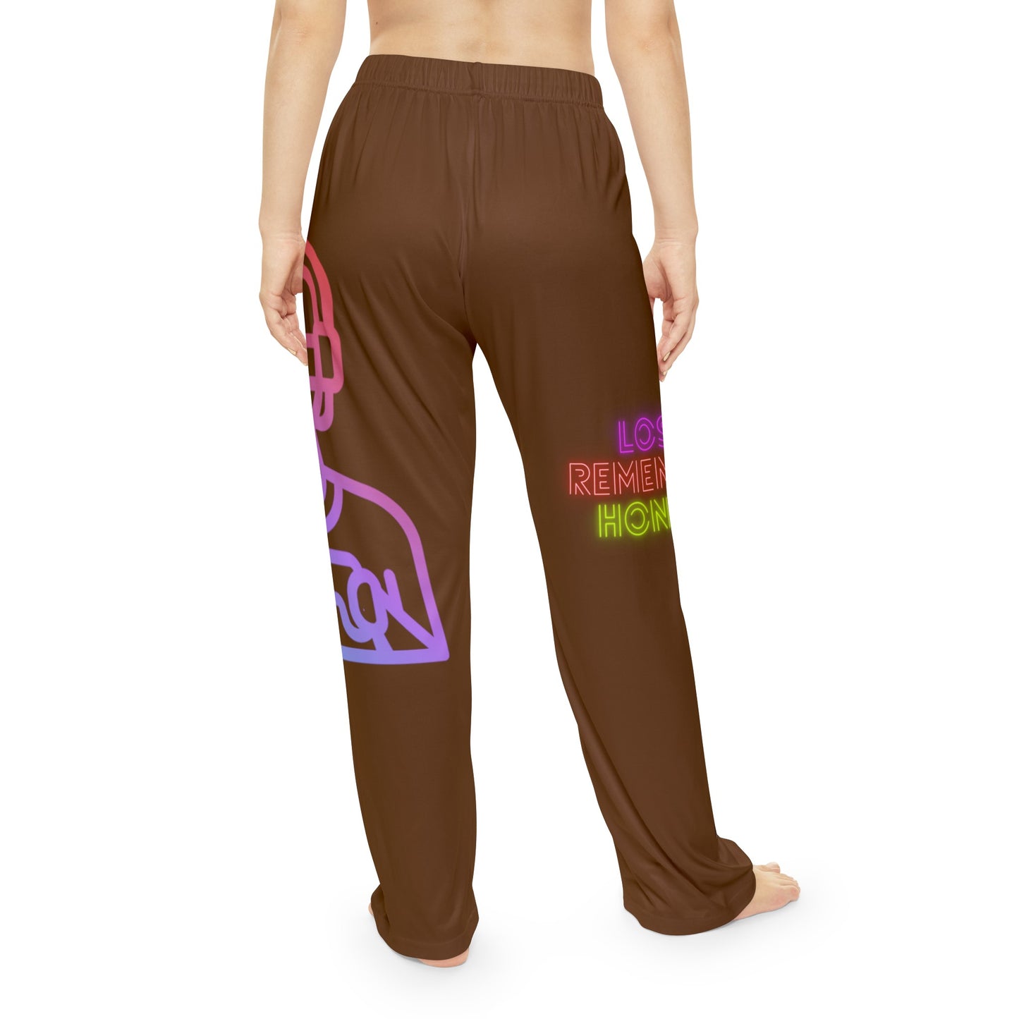 Women's Pajama Pants: Gaming Brown