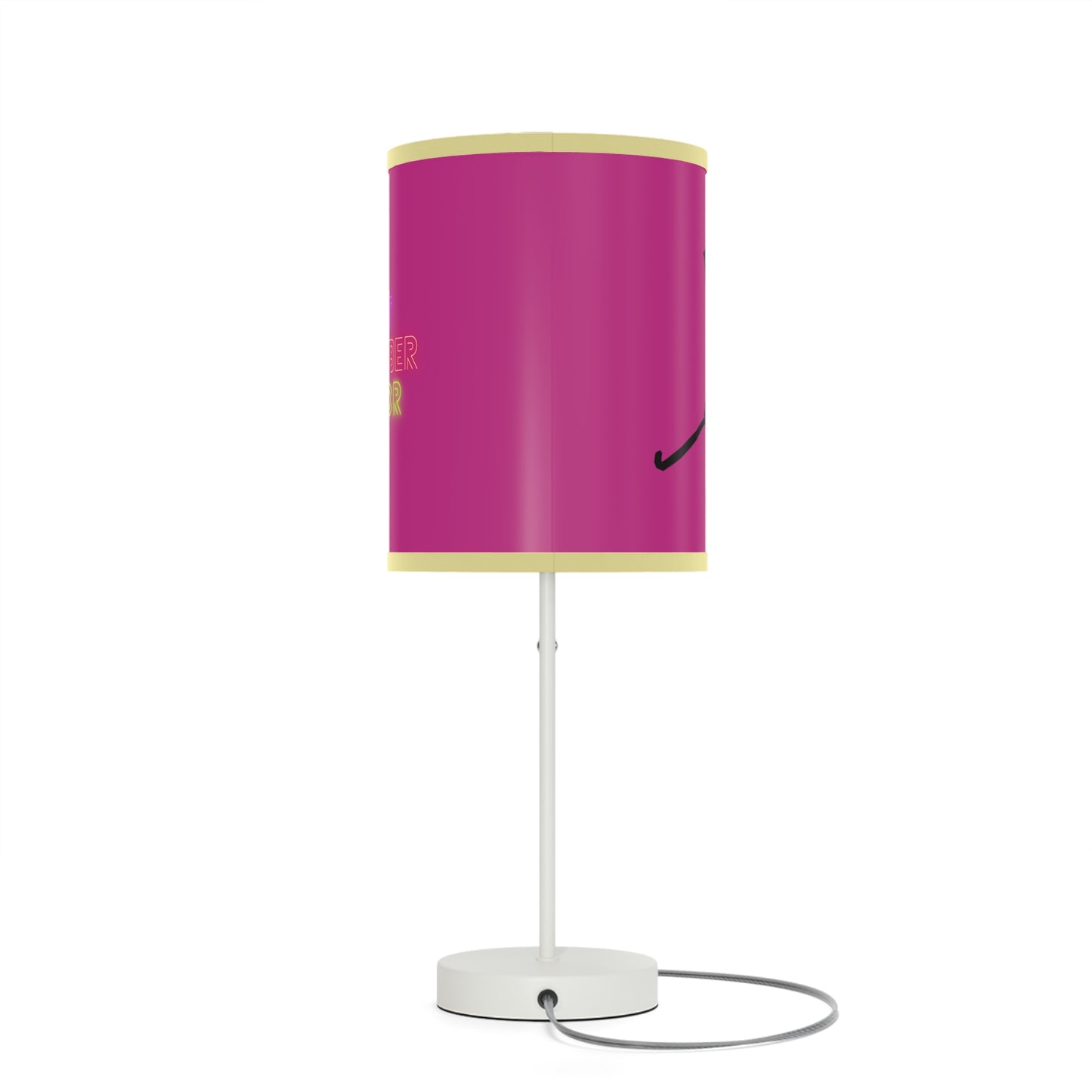 Lamp on a Stand, US|CA plug: Hockey Pink