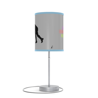 Lamp on a Stand, US|CA plug: Hockey Lite Grey 