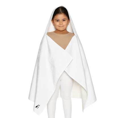 Youth Hooded Towel: Tennis White