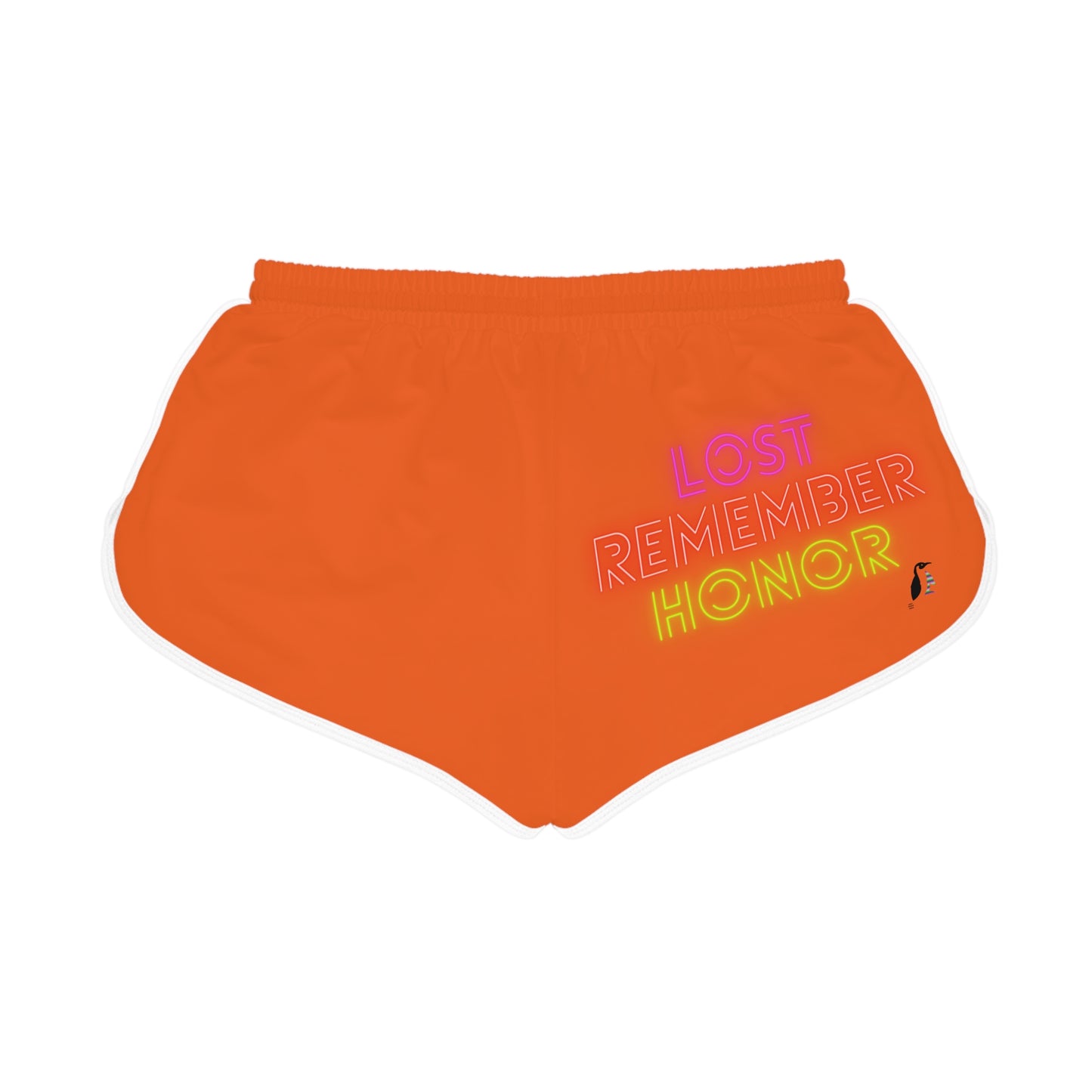 Women's Relaxed Shorts: Bowling Orange