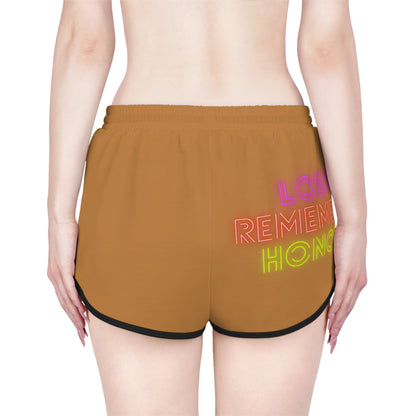 Women's Relaxed Shorts: Baseball Lite Brown