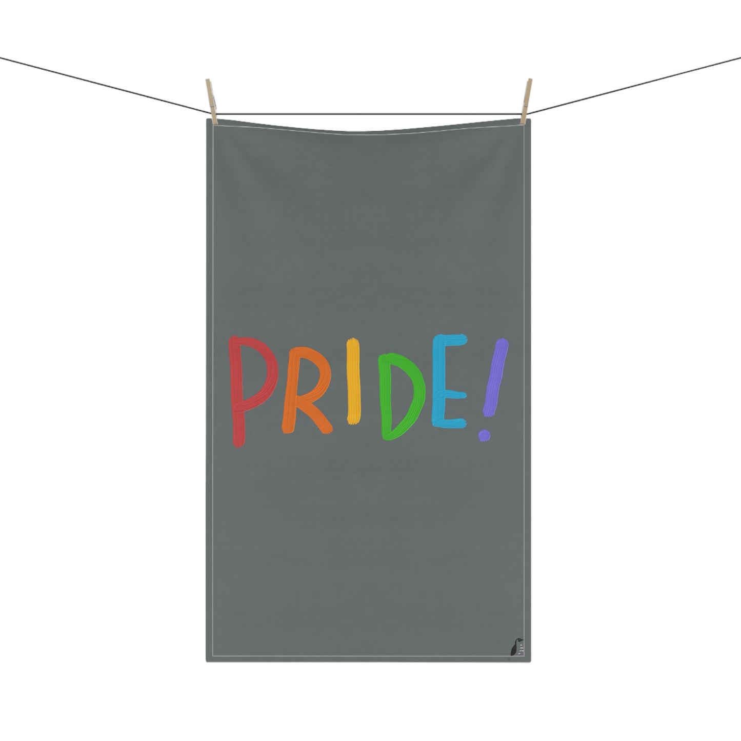 Kitchen Towel: LGBTQ Pride Dark Grey