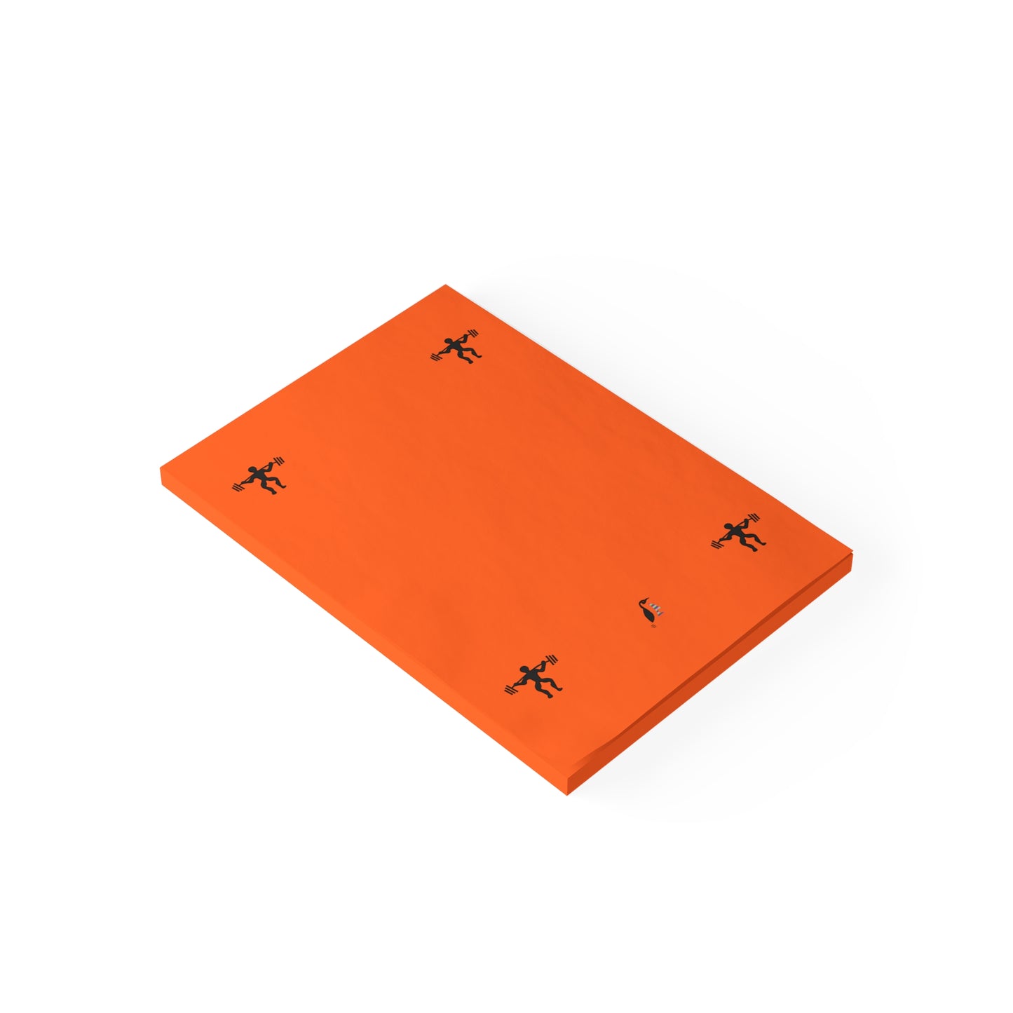 Post-it® Note Pads: Weightlifting Orange