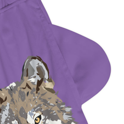 Basketball Rib Shorts: Wolves Lite Purple