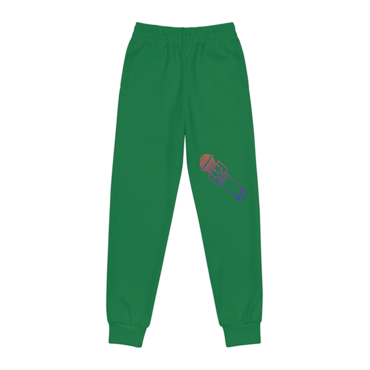 Youth Joggers: Music Dark Green