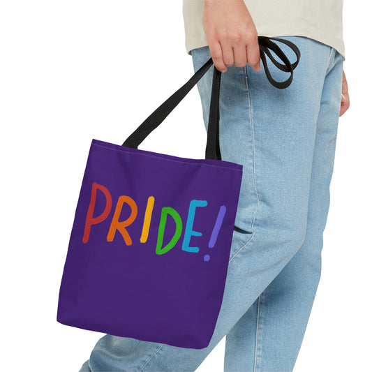 Tote Bag: LGBTQ Pride Purple