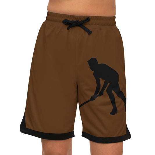 Basketball Rib Shorts: Hockey Brown