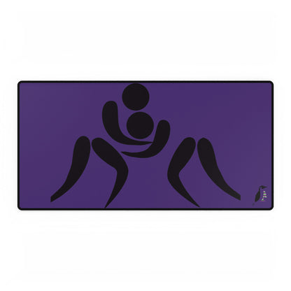 Desk Mats: Wrestling Purple