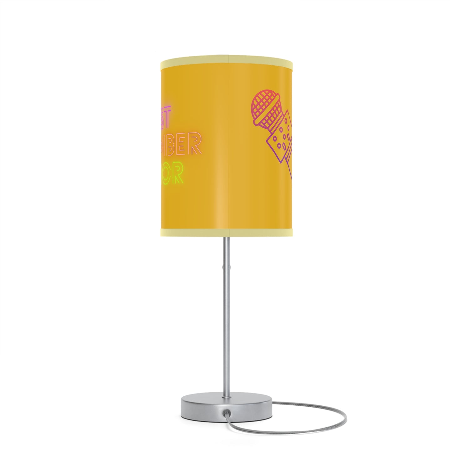 Lamp on a Stand, US|CA plug: Music Yellow