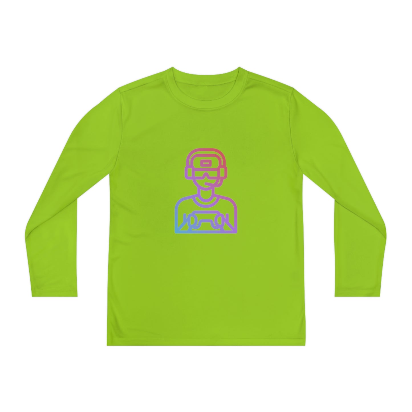 Youth Long Sleeve Competitor Tee: Gaming 