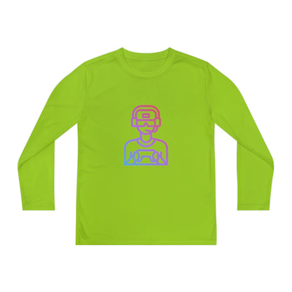 Youth Long Sleeve Competitor Tee: Gaming