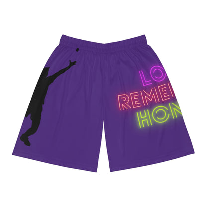 Basketball Shorts: Tennis Purple