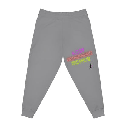 Athletic Joggers: Basketball Grey