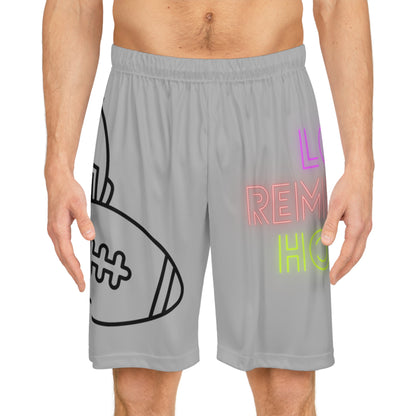 Basketball Shorts: Football Lite Grey