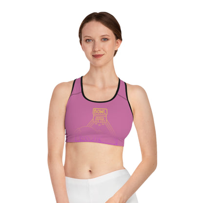 Sports Bra: Bowling Lite Pink