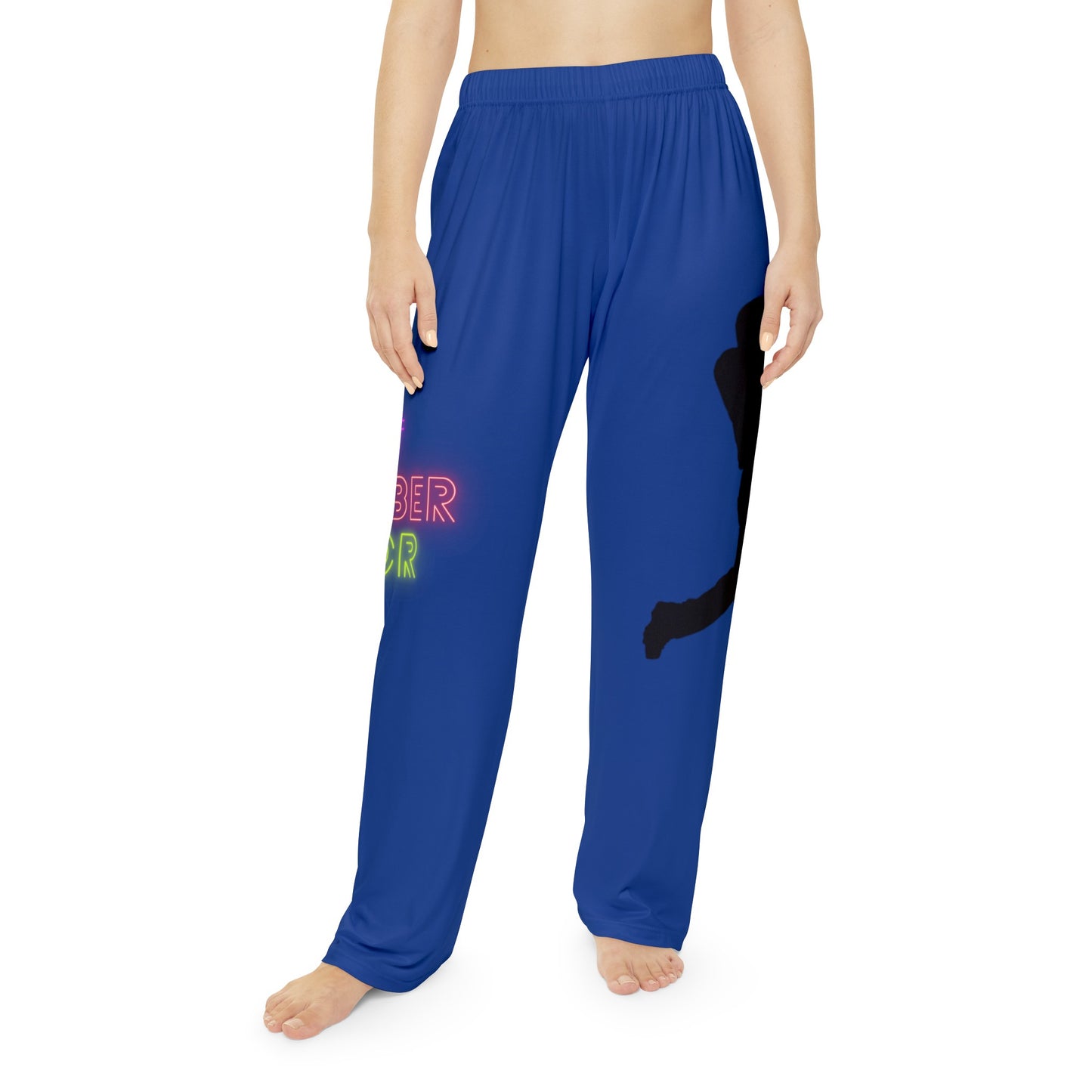 Women's Pajama Pants: Baseball Dark Blue