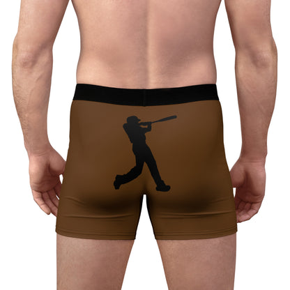 Men's Boxer Briefs: Baseball Brown