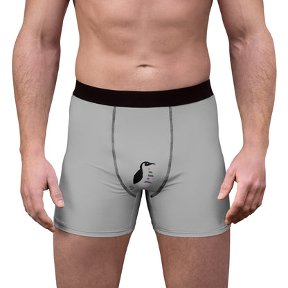 Men's Boxer Briefs: Wolves Lite Grey